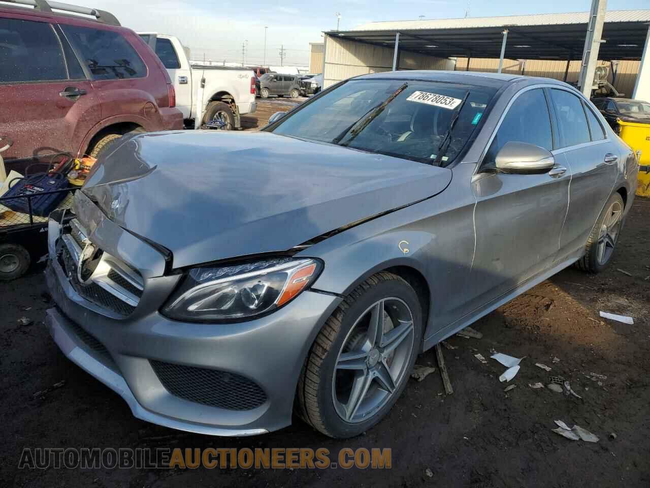 55SWF4KB8FU004823 MERCEDES-BENZ C-CLASS 2015