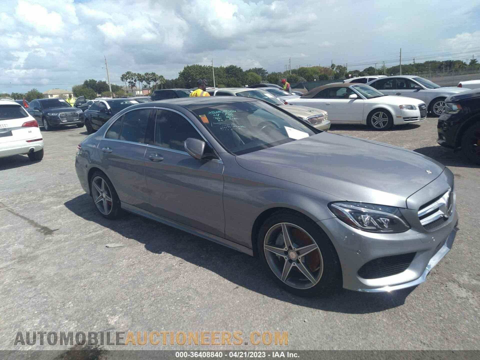 55SWF4KB8FU006636 MERCEDES-BENZ C-CLASS 2015