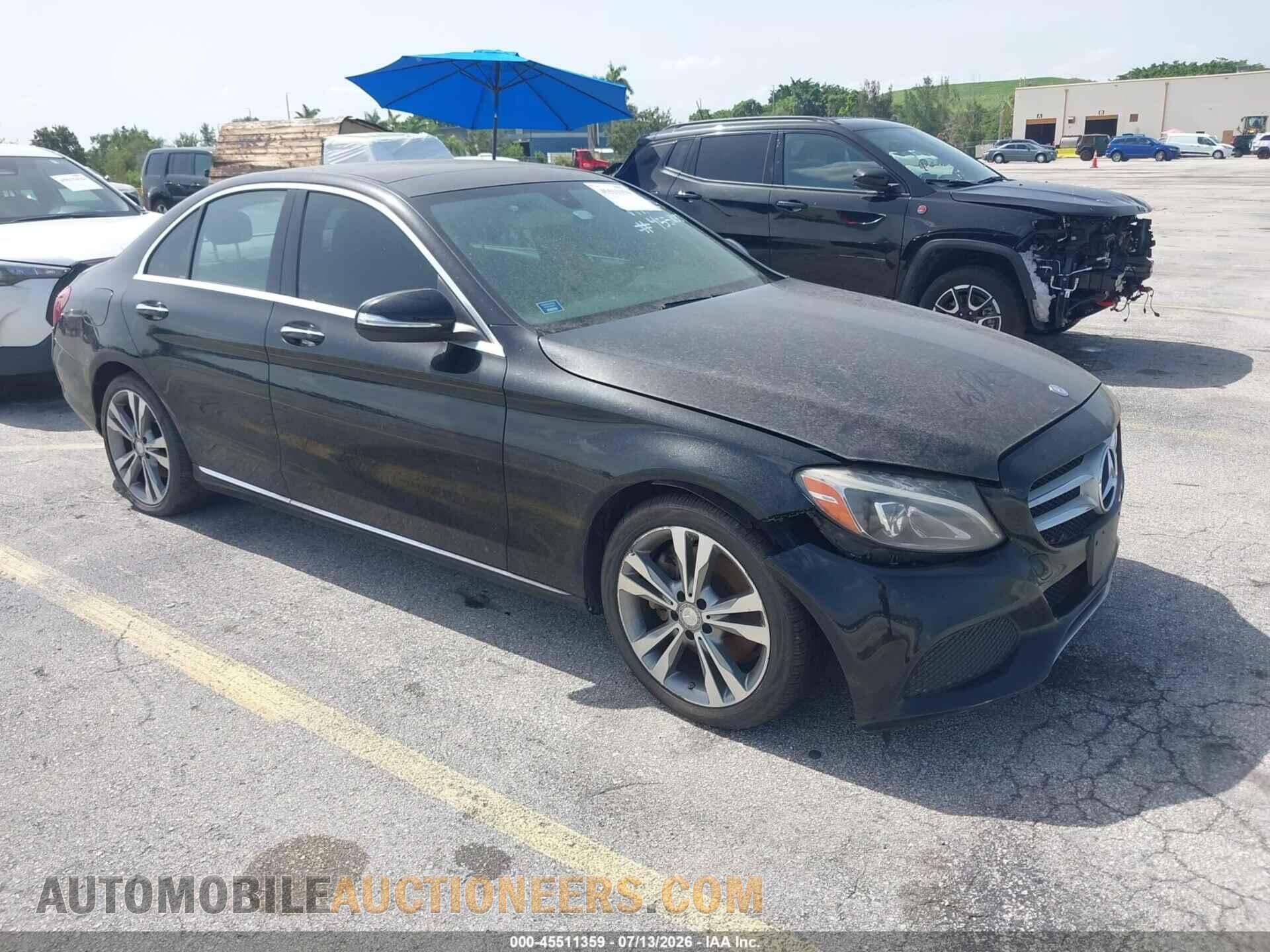 55SWF4KB8FU007253 MERCEDES-BENZ C 300 2015