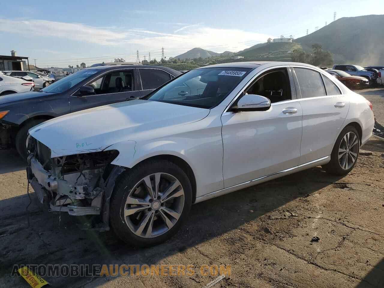 55SWF4KB8FU022996 MERCEDES-BENZ C-CLASS 2015