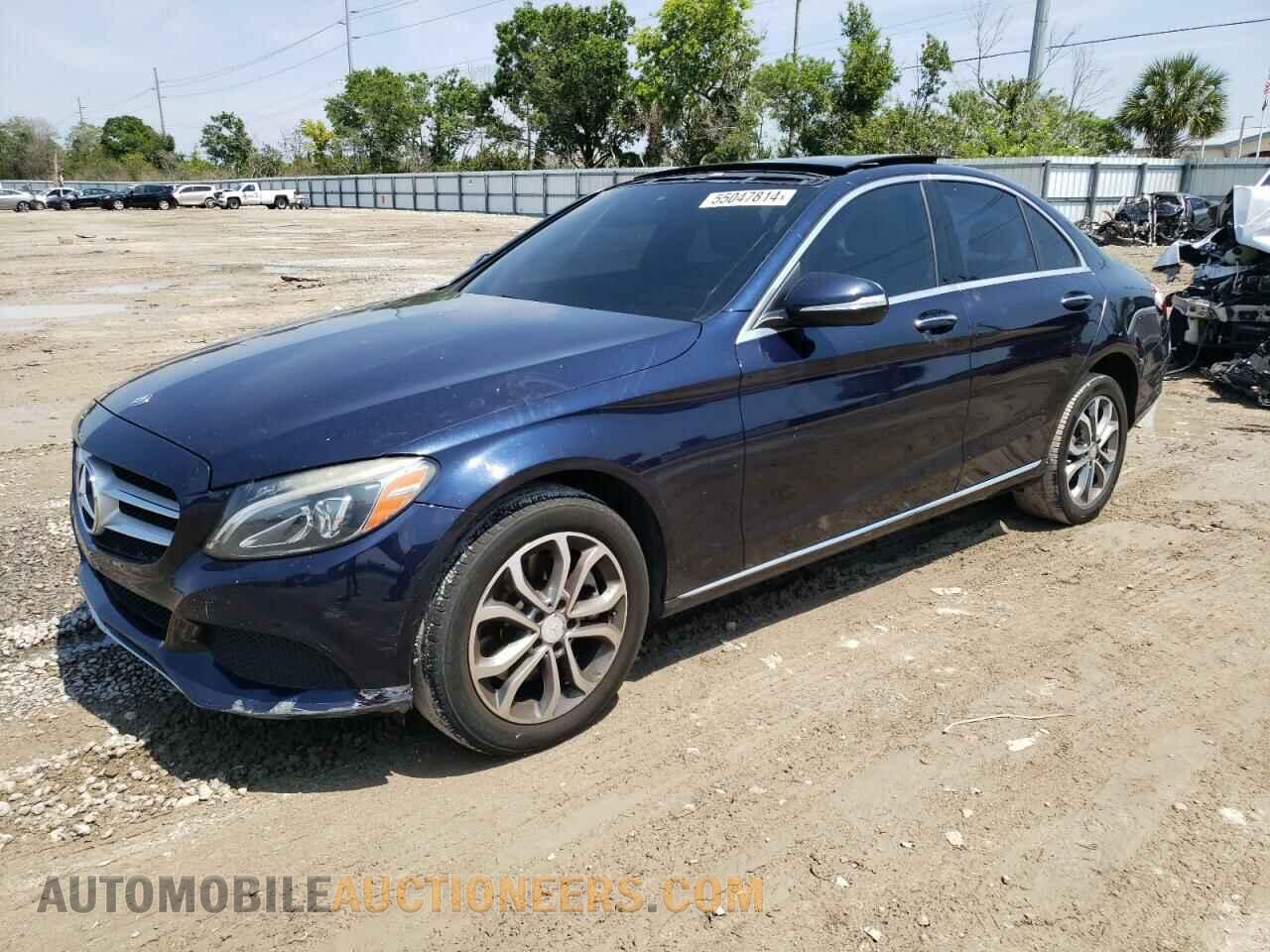 55SWF4KB8FU025607 MERCEDES-BENZ C-CLASS 2015