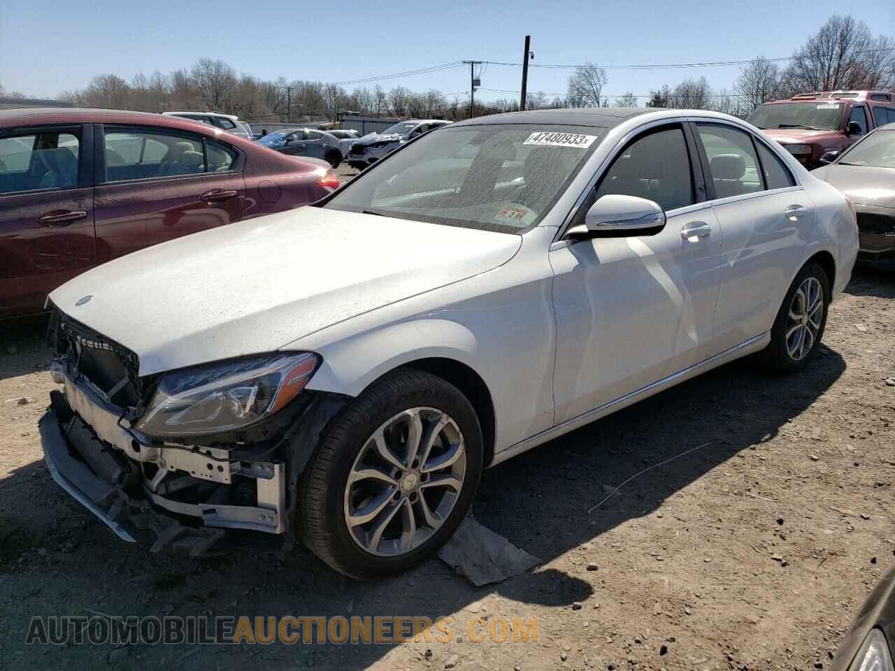 55SWF4KB8FU036848 MERCEDES-BENZ C-CLASS 2015