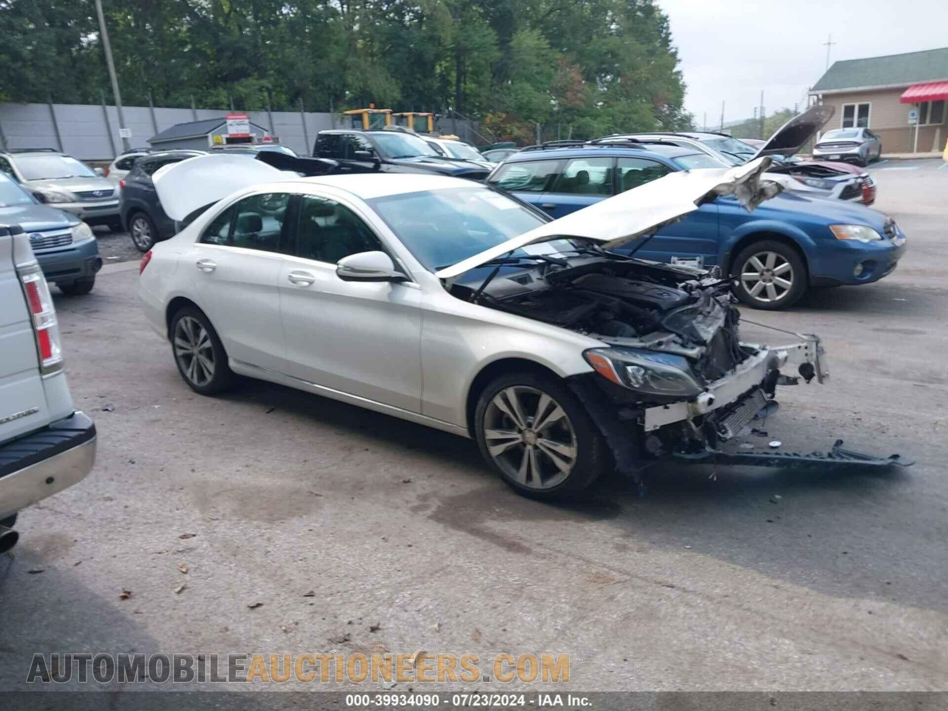 55SWF4KB8FU038017 MERCEDES-BENZ C 2015