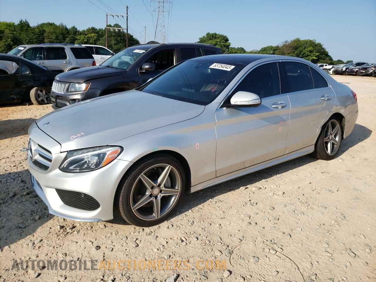 55SWF4KB8FU074564 MERCEDES-BENZ C-CLASS 2015
