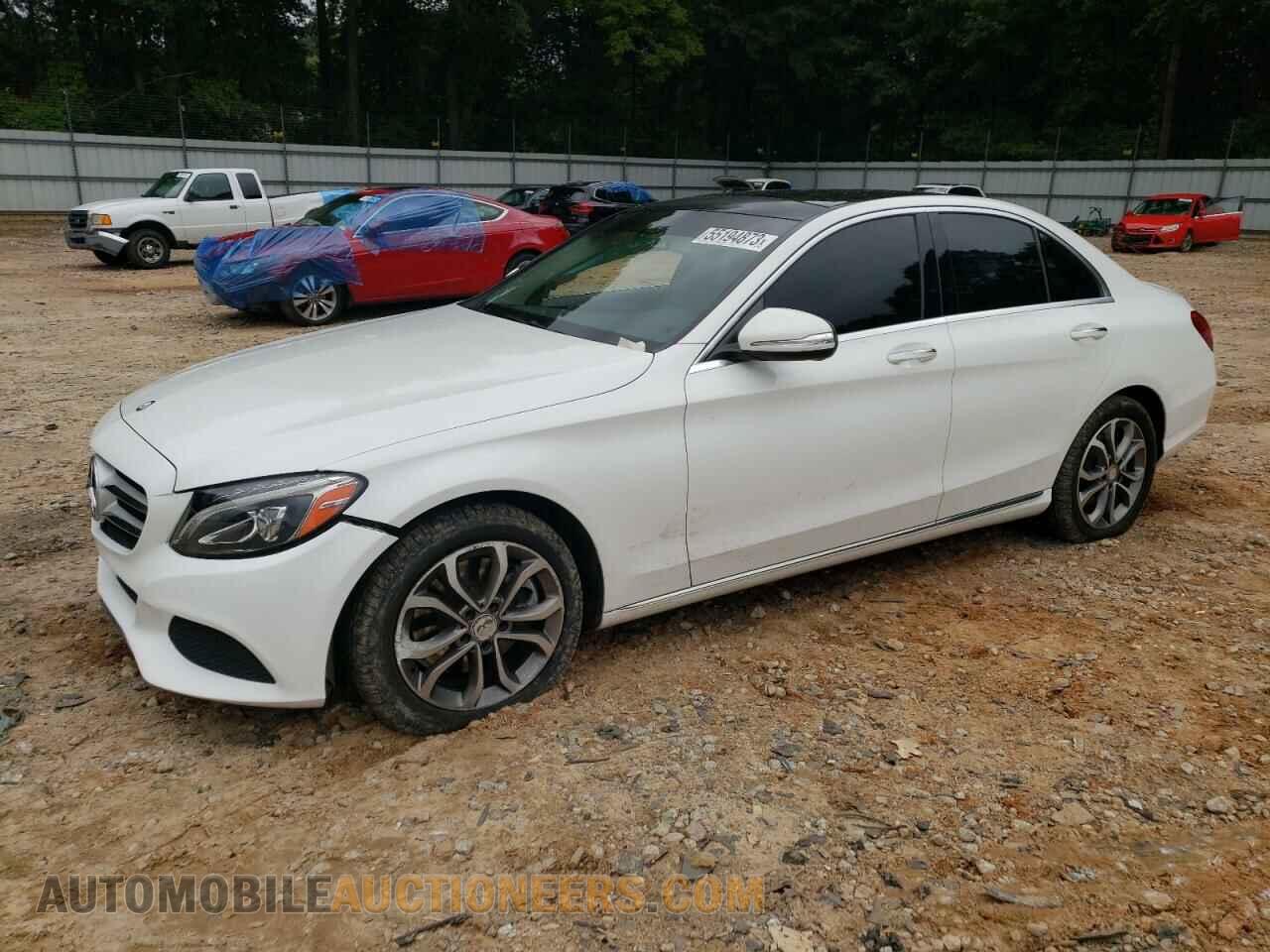 55SWF4KB8FU075259 MERCEDES-BENZ C-CLASS 2015