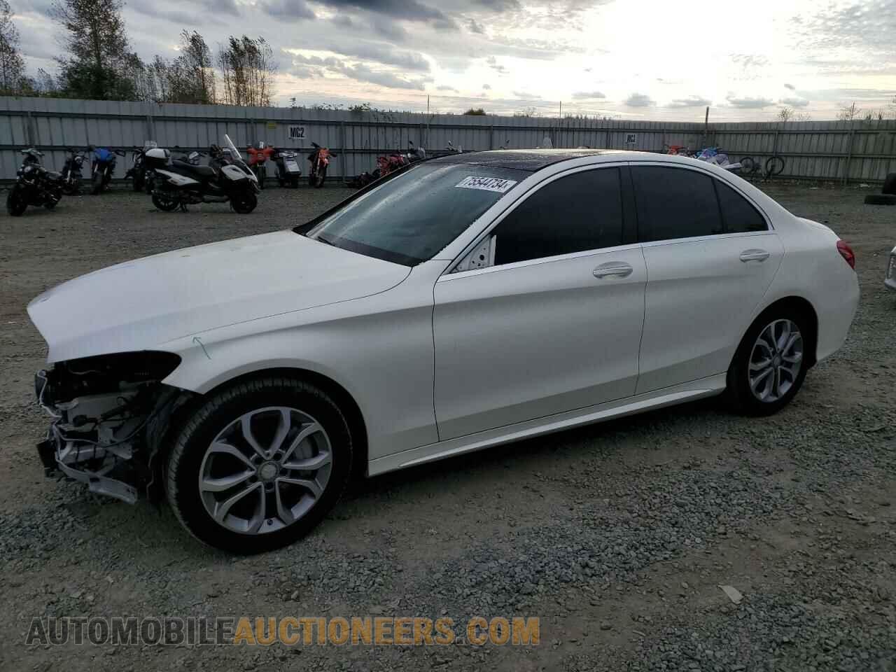 55SWF4KB8GU120878 MERCEDES-BENZ C-CLASS 2016