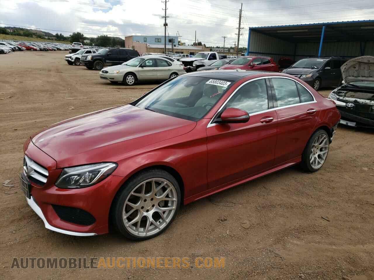 55SWF4KB8GU134196 MERCEDES-BENZ C-CLASS 2016