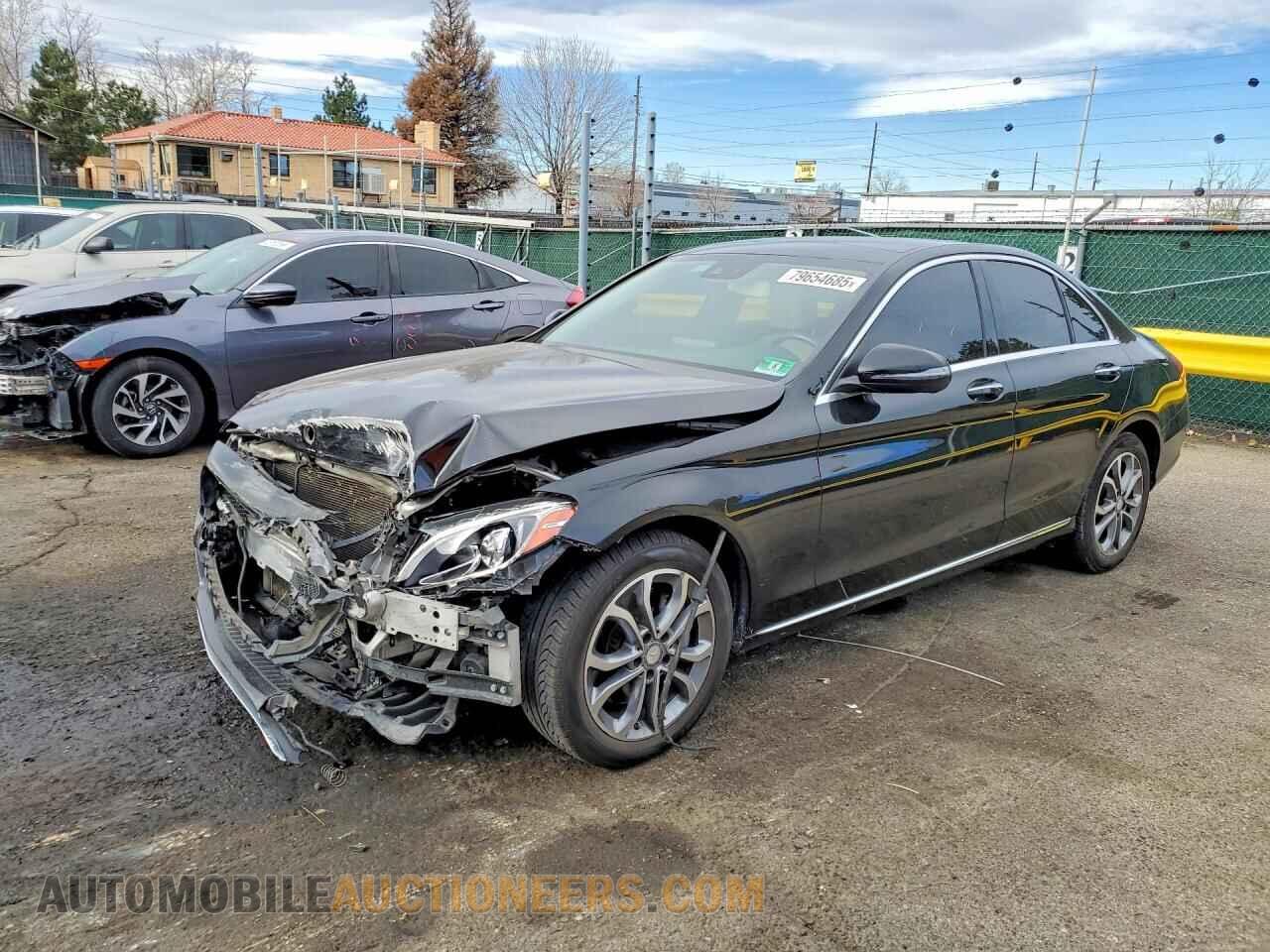 55SWF4KB8GU142878 MERCEDES-BENZ C-CLASS 2016