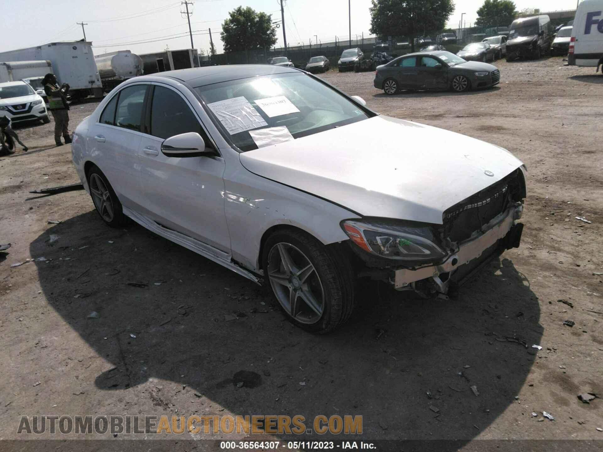 55SWF4KB8GU169496 MERCEDES-BENZ C-CLASS 2016
