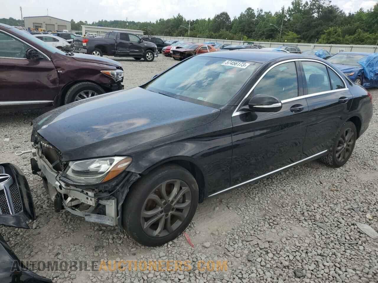 55SWF4KB9FU007214 MERCEDES-BENZ C-CLASS 2015
