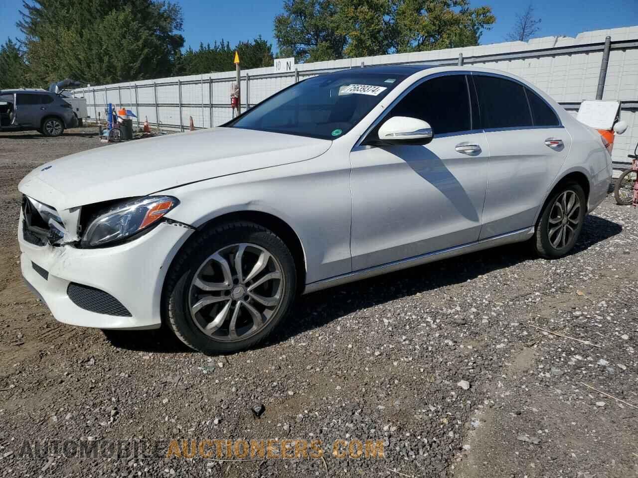 55SWF4KB9FU007682 MERCEDES-BENZ C-CLASS 2015