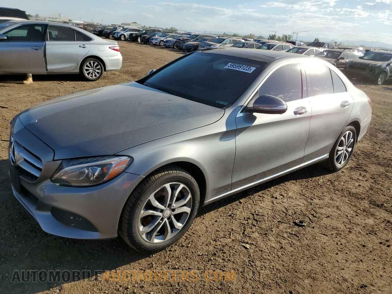 55SWF4KB9FU019217 MERCEDES-BENZ C-CLASS 2015