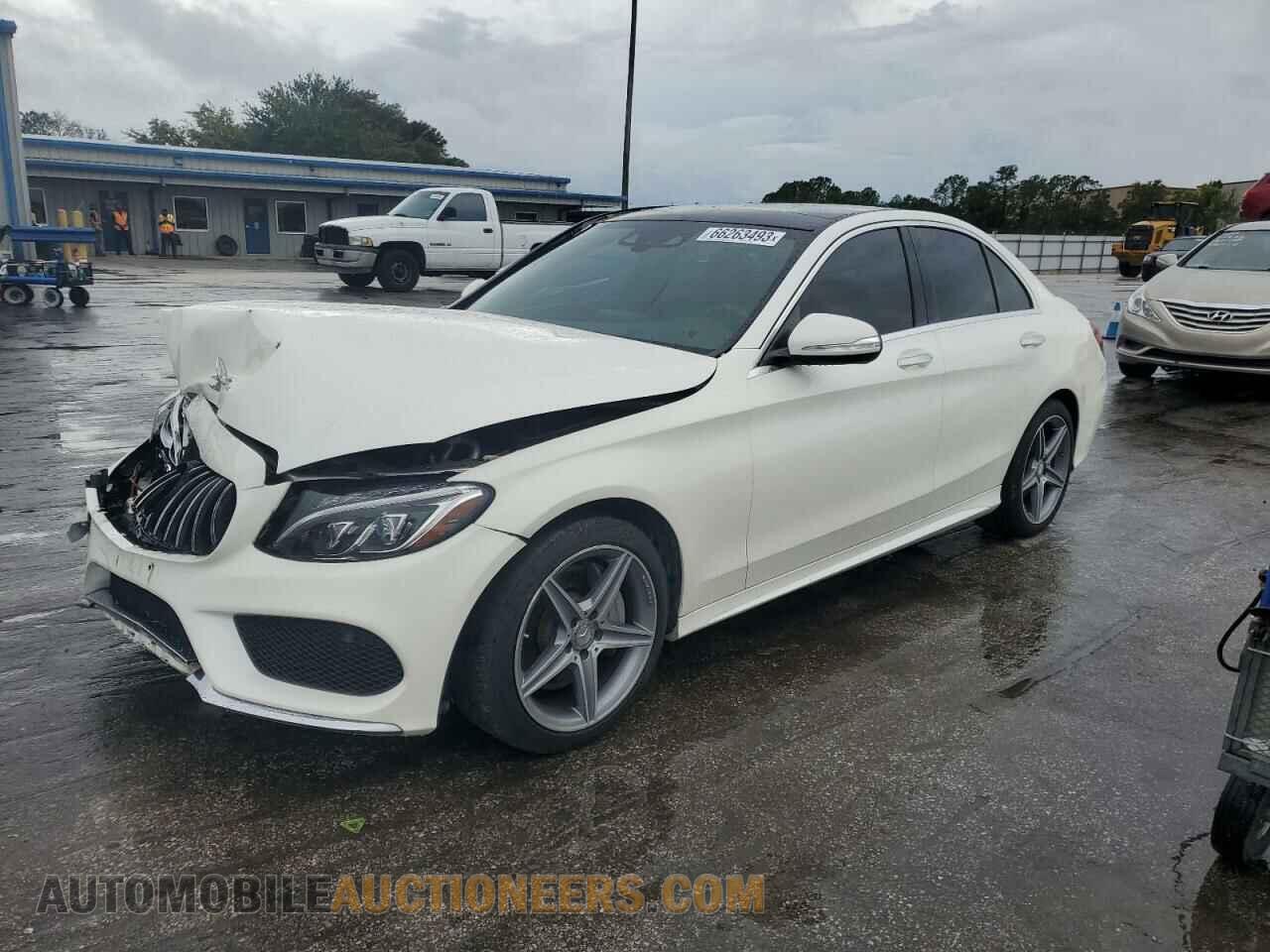 55SWF4KB9FU019444 MERCEDES-BENZ C-CLASS 2015