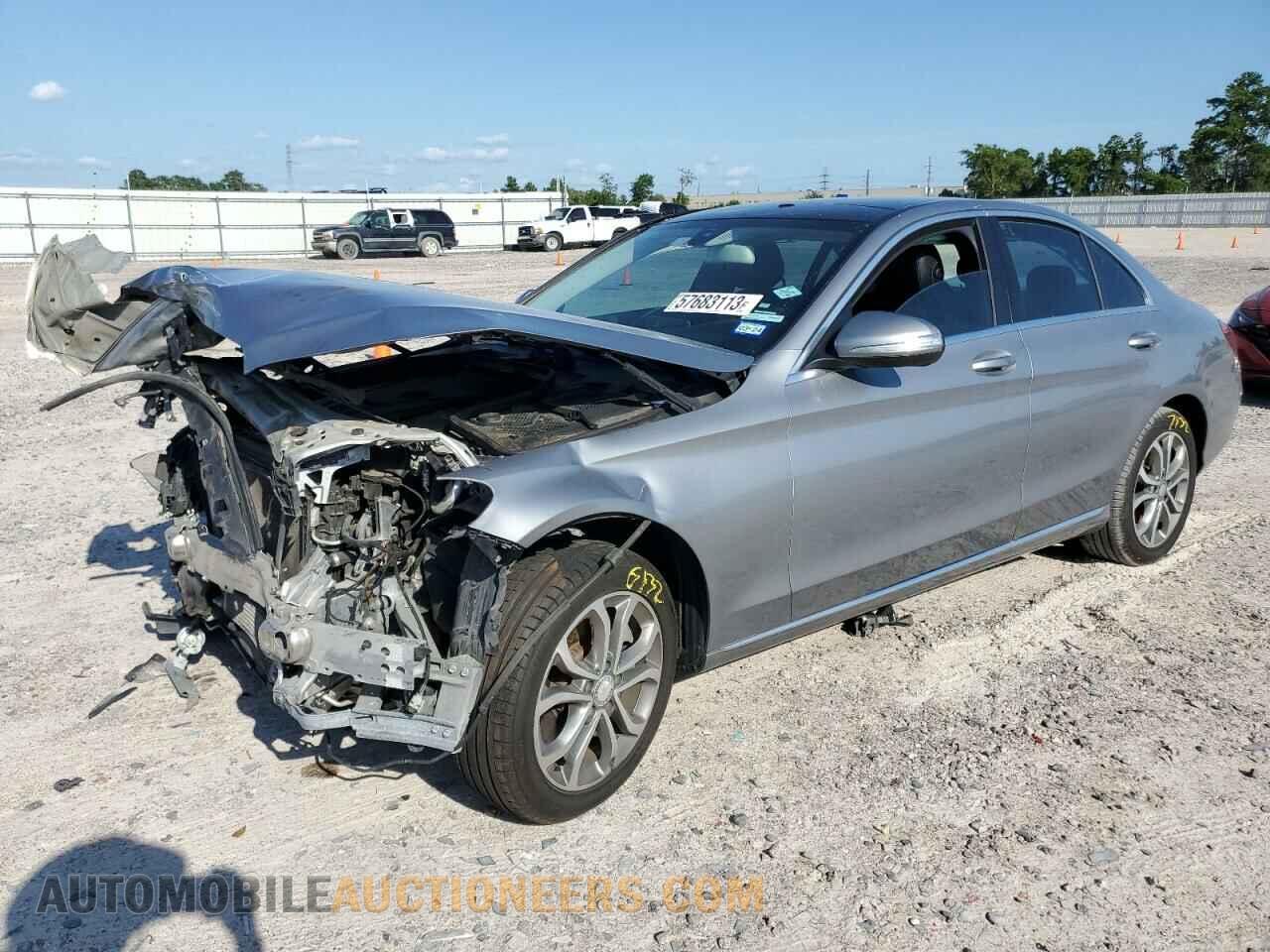 55SWF4KB9FU020352 MERCEDES-BENZ C-CLASS 2015