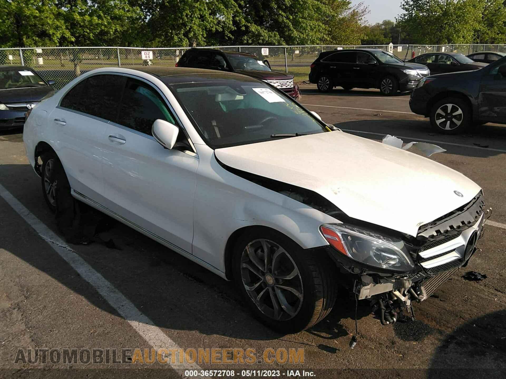 55SWF4KB9FU032808 MERCEDES-BENZ C-CLASS 2015