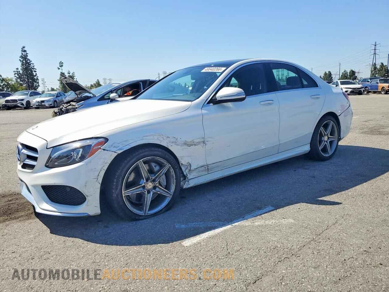55SWF4KB9FU034333 MERCEDES-BENZ C-CLASS 2015