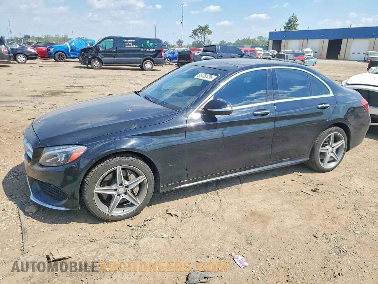 55SWF4KB9FU041279 MERCEDES-BENZ C-CLASS 2015