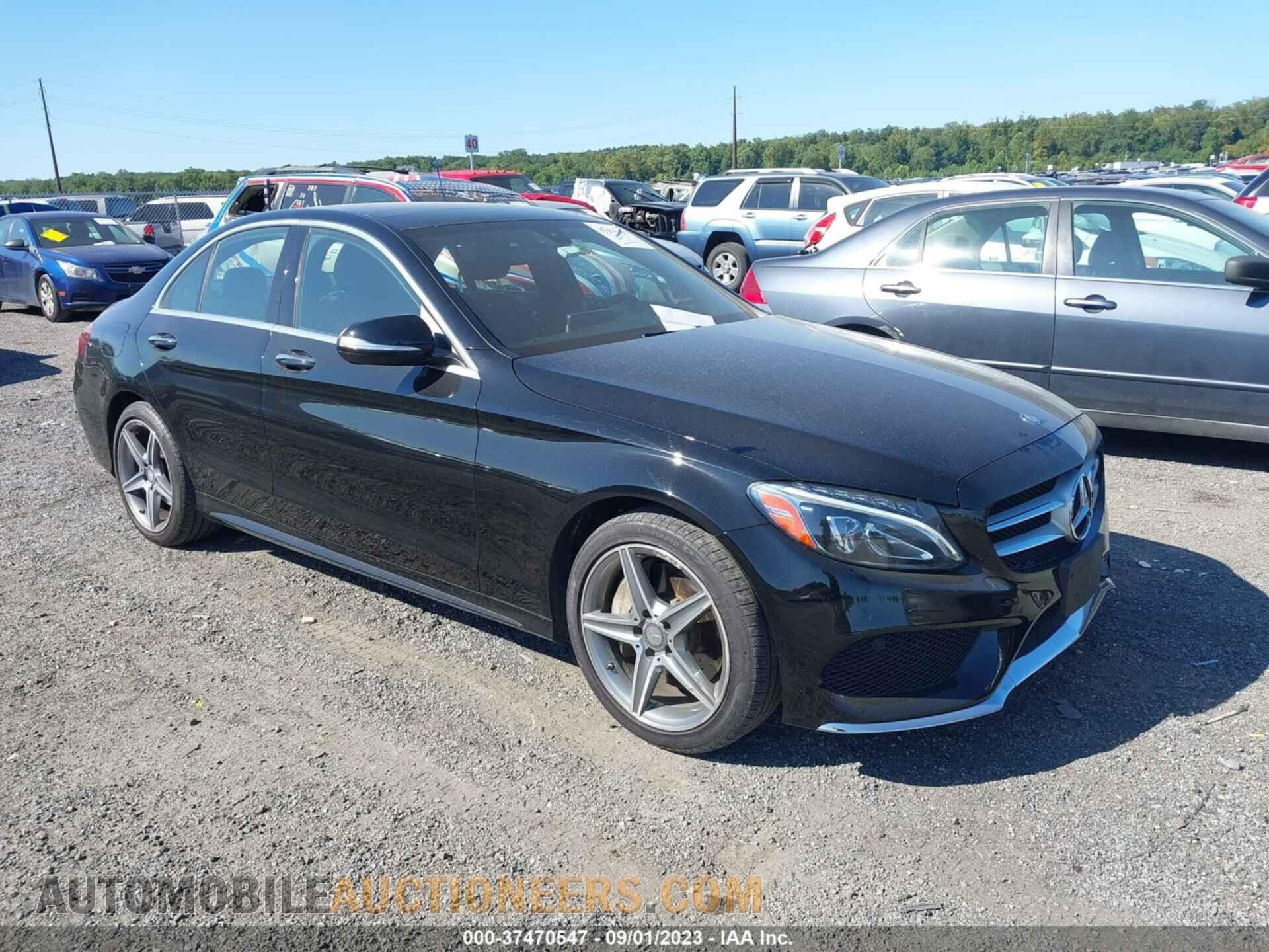55SWF4KB9FU058535 MERCEDES-BENZ C-CLASS 2015