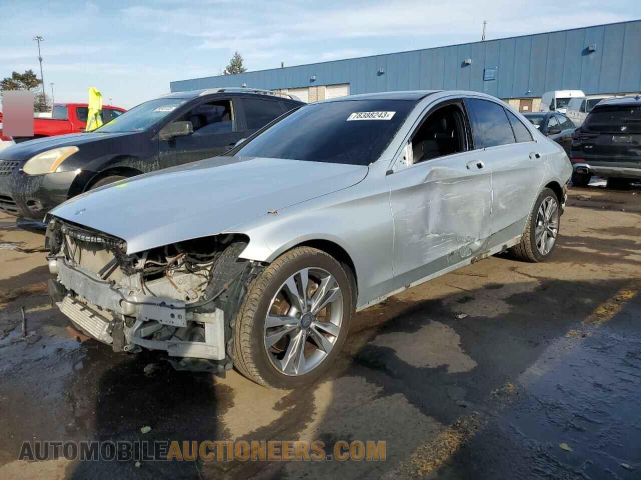 55SWF4KB9FU062763 MERCEDES-BENZ C-CLASS 2015