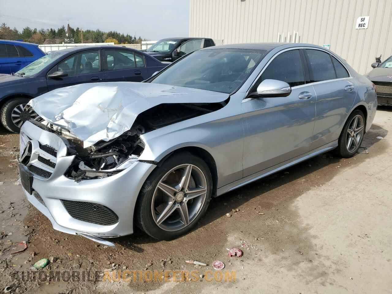 55SWF4KB9FU081278 MERCEDES-BENZ C-CLASS 2015