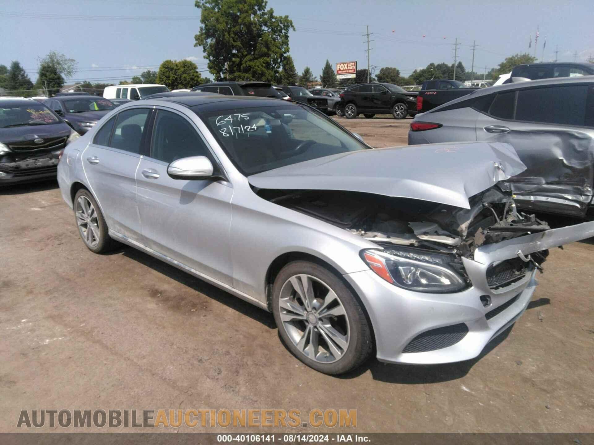 55SWF4KB9FU096475 MERCEDES-BENZ C 2015