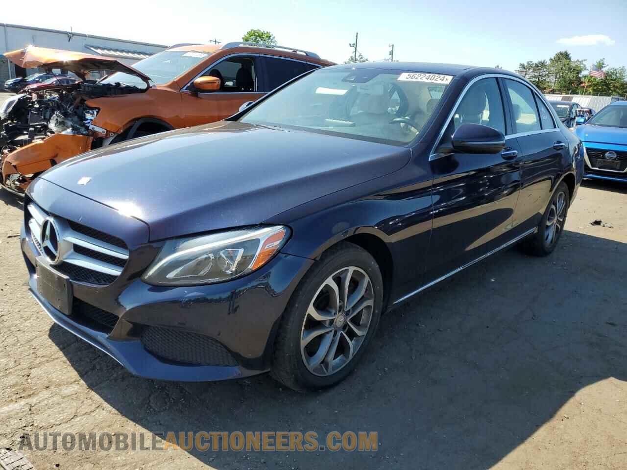 55SWF4KB9GU116581 MERCEDES-BENZ C-CLASS 2016