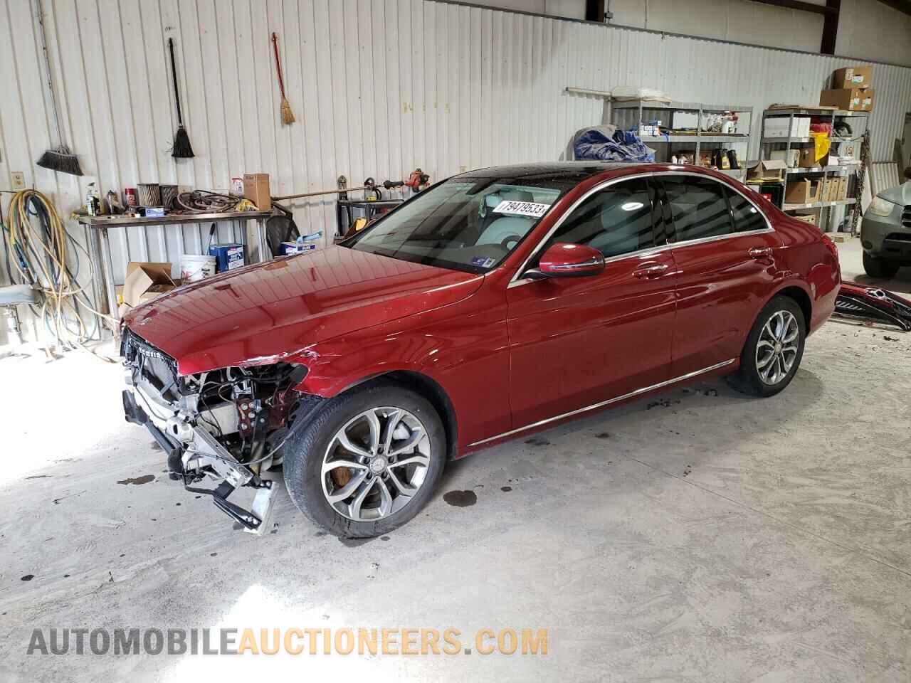 55SWF4KB9GU166607 MERCEDES-BENZ C-CLASS 2016