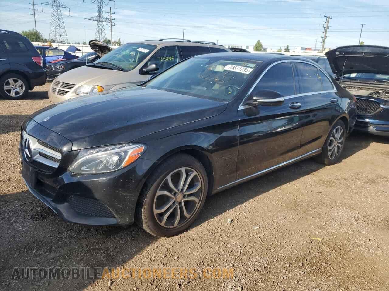 55SWF4KBXFU008288 MERCEDES-BENZ C-CLASS 2015