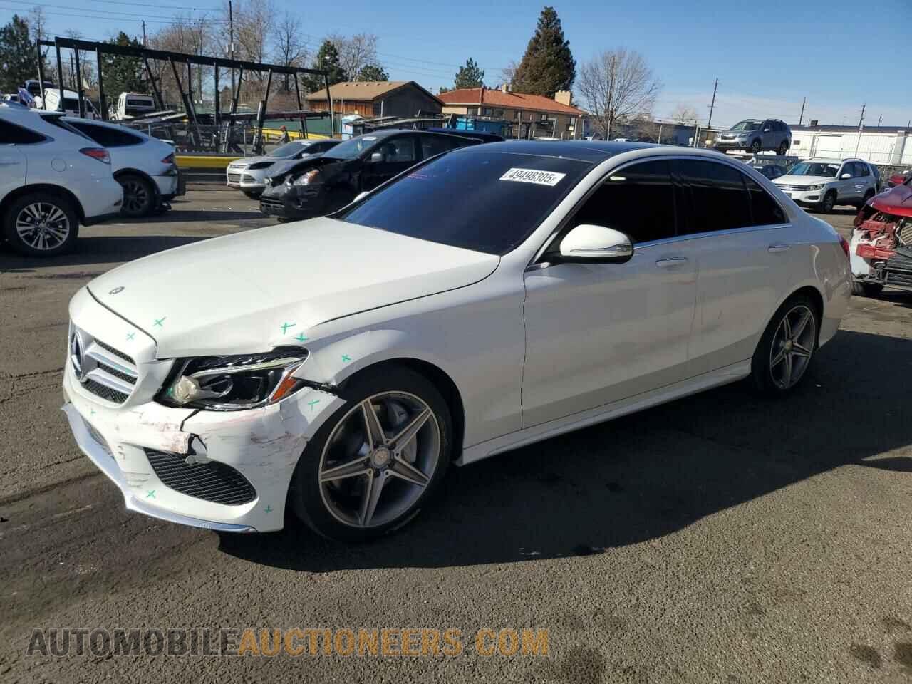 55SWF4KBXFU010770 MERCEDES-BENZ C-CLASS 2015