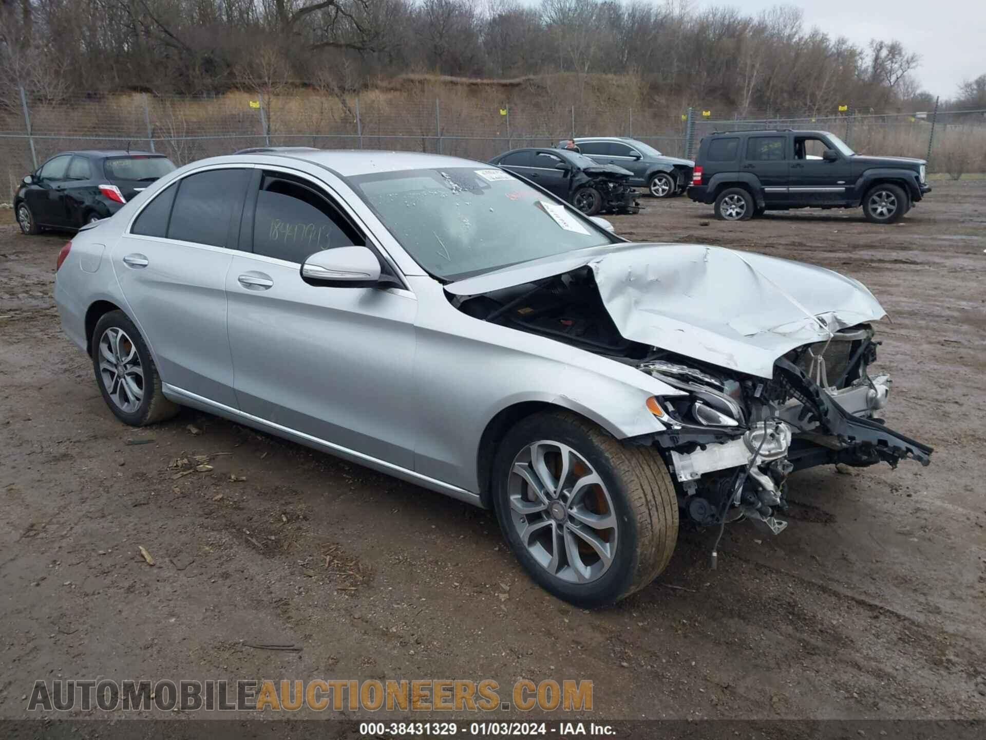 55SWF4KBXFU010977 MERCEDES-BENZ C 2015