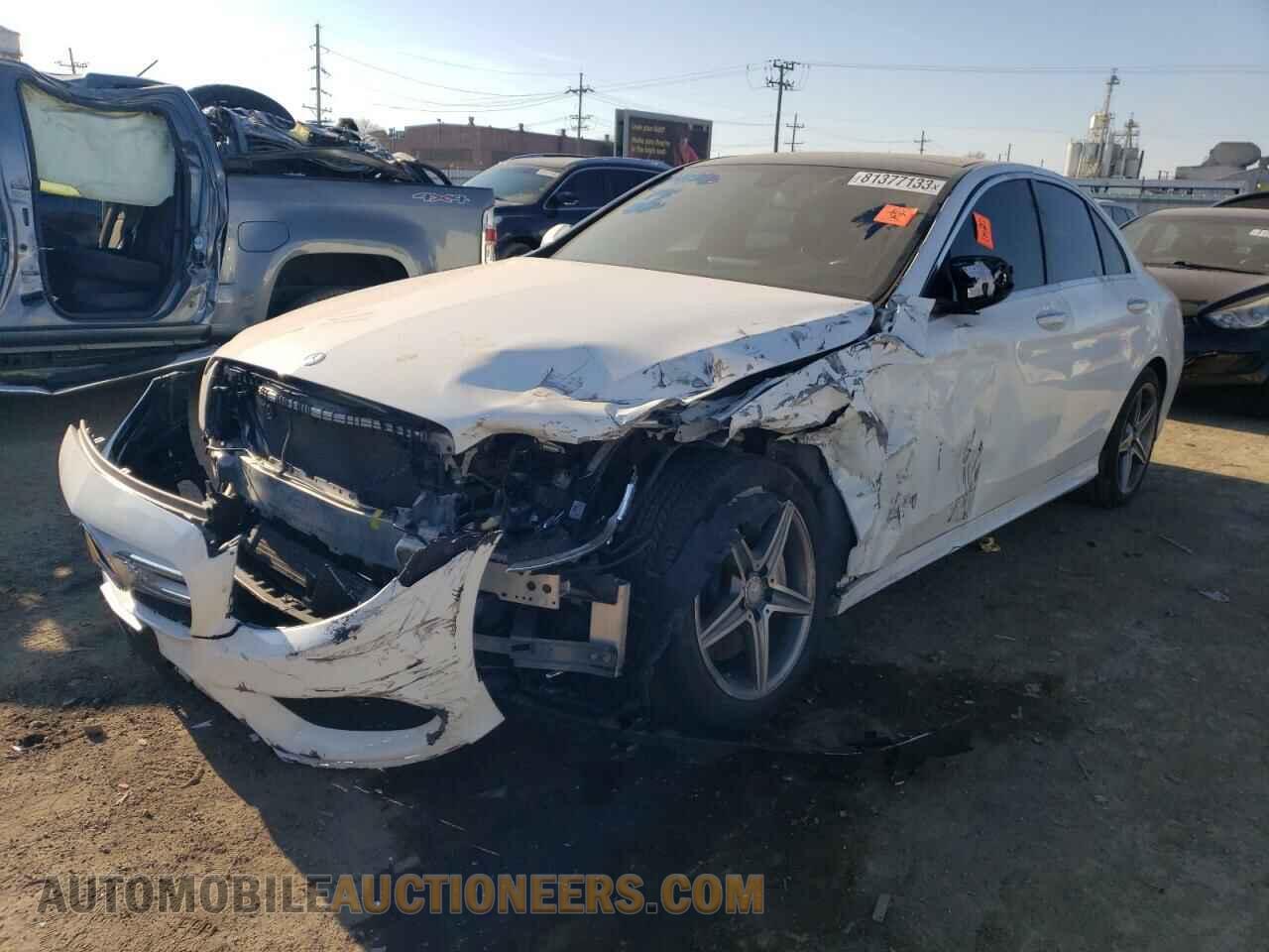 55SWF4KBXFU019503 MERCEDES-BENZ C-CLASS 2015