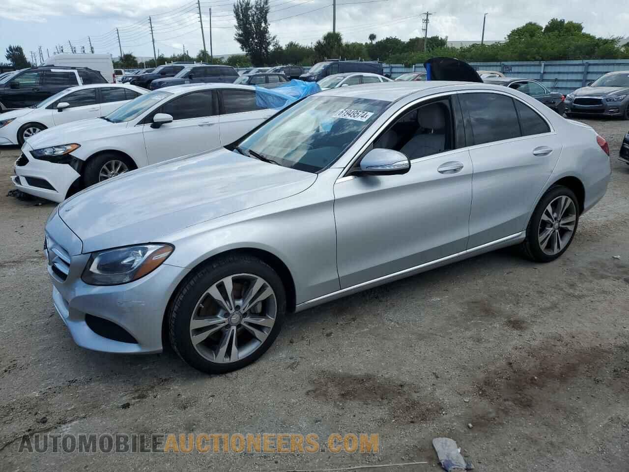 55SWF4KBXFU020876 MERCEDES-BENZ C-CLASS 2015