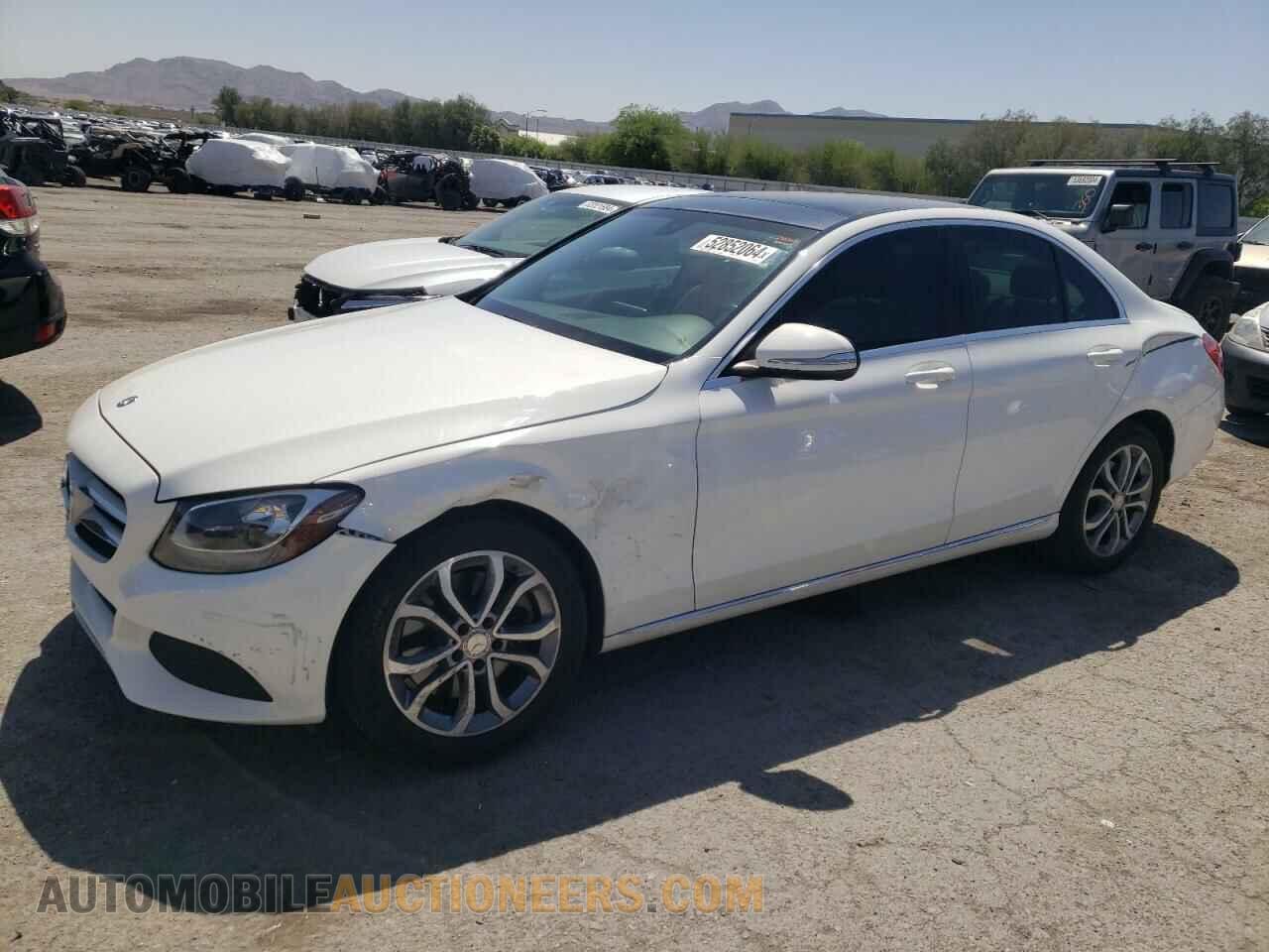 55SWF4KBXFU030808 MERCEDES-BENZ C-CLASS 2015
