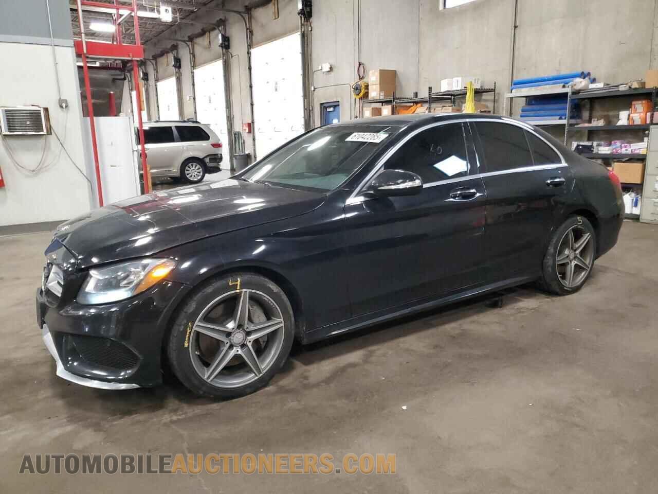 55SWF4KBXFU037497 MERCEDES-BENZ C-CLASS 2015