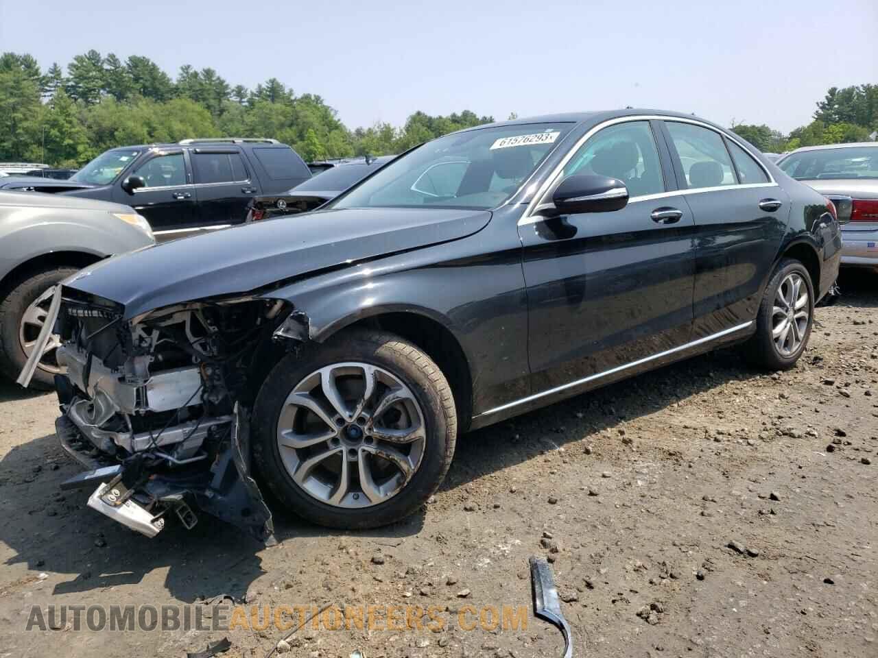55SWF4KBXFU048225 MERCEDES-BENZ C-CLASS 2015