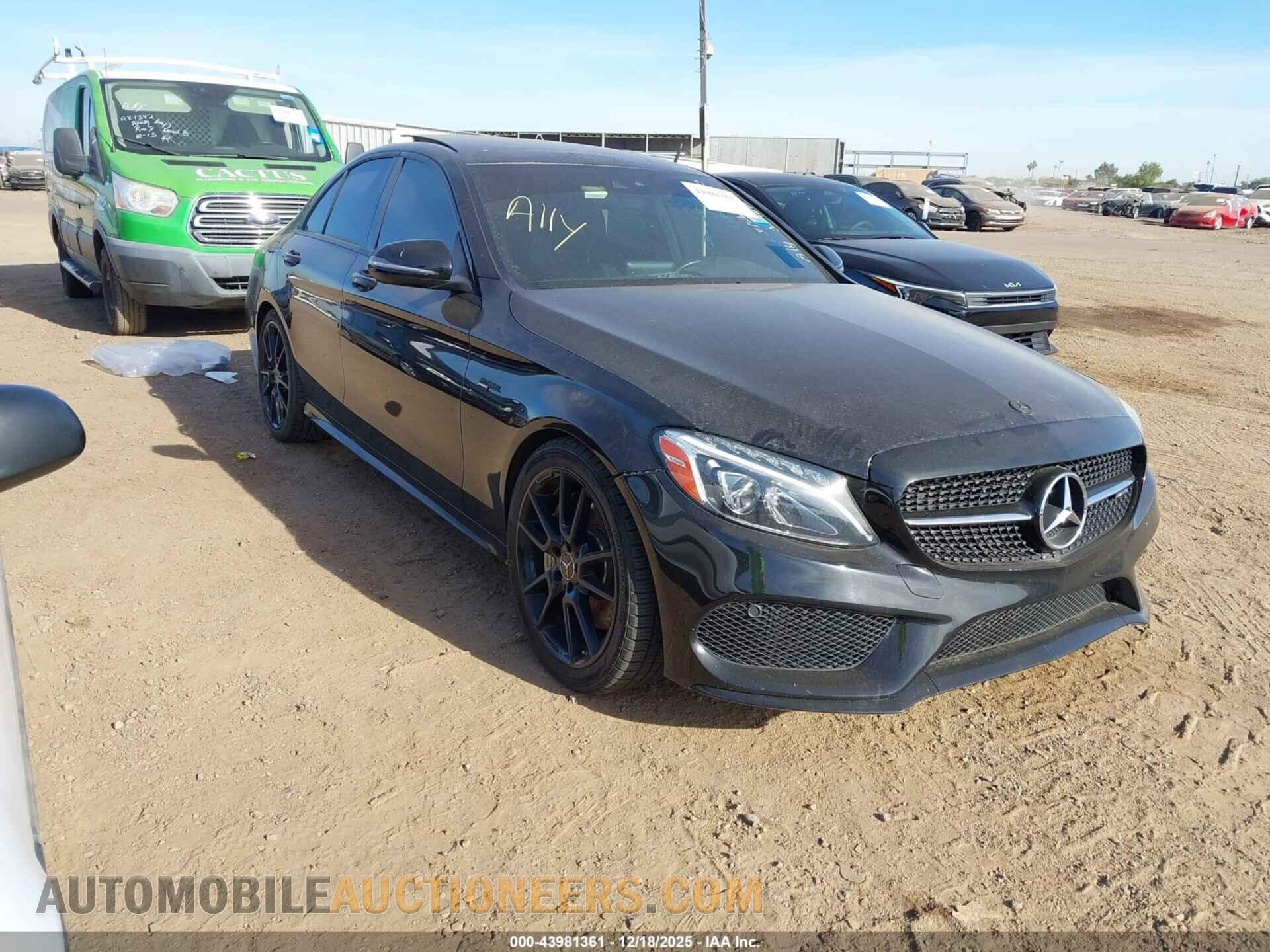 55SWF6EB3HU190815 MERCEDES-BENZ AMG C 43 2017