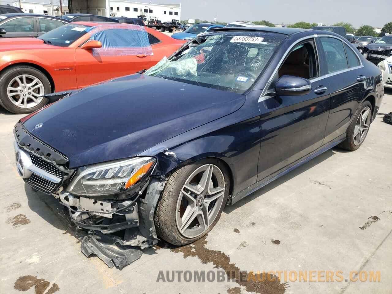 55SWF8EB1KU315782 MERCEDES-BENZ C-CLASS 2019