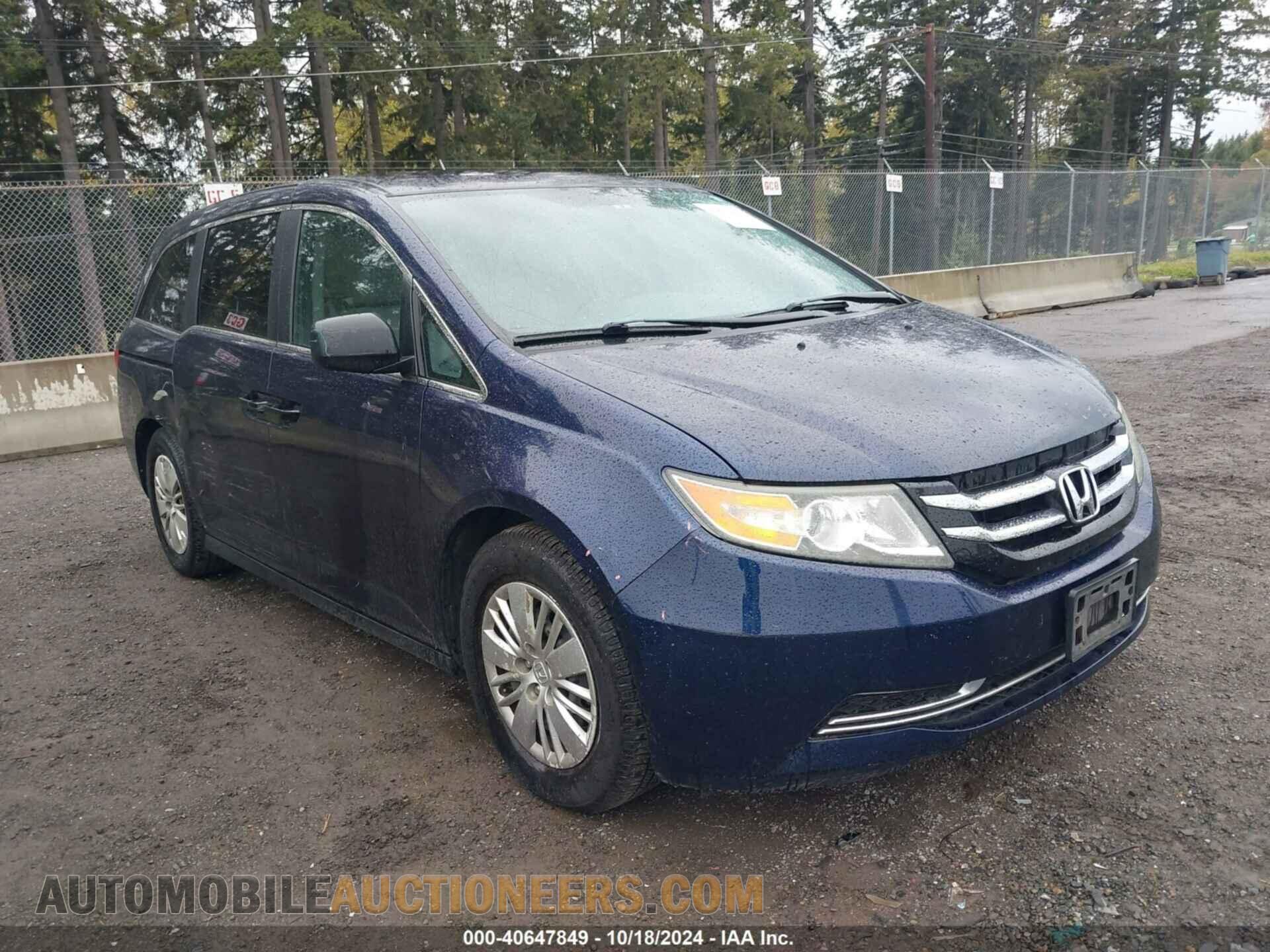 5FNRL5H24EB001663 HONDA ODYSSEY 2014