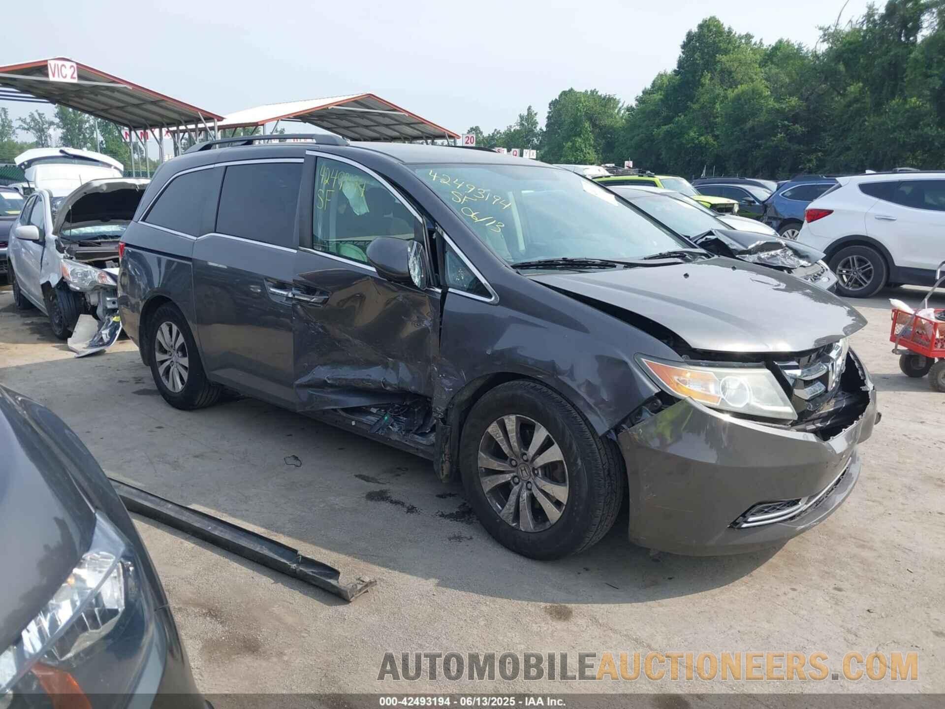 5FNRL5H49EB097825 HONDA ODYSSEY 2014