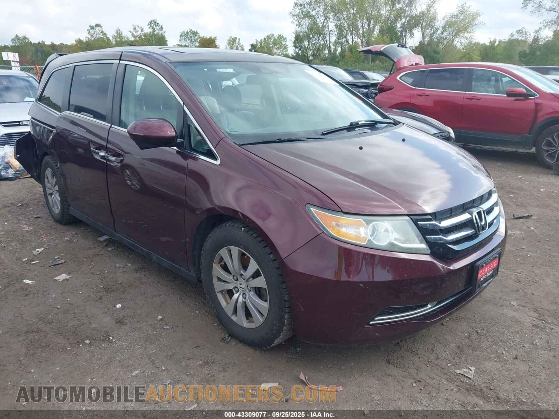 5FNRL5H62EB023499 HONDA ODYSSEY 2014