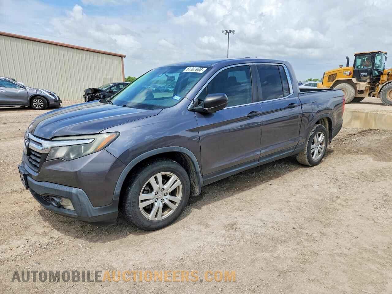 5FPYK2F21KB005656 HONDA RIDGELINE 2019