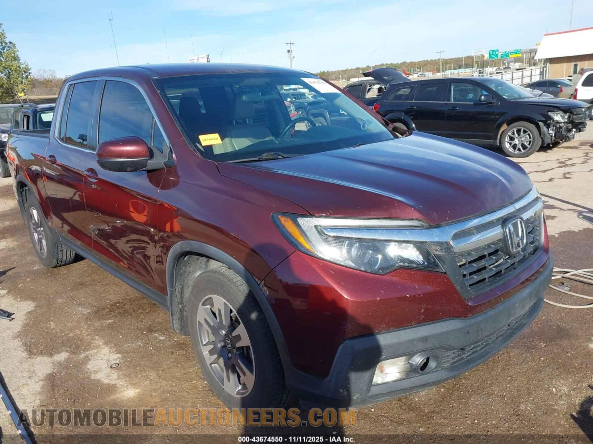 5FPYK2F51HB007829 HONDA RIDGELINE 2017
