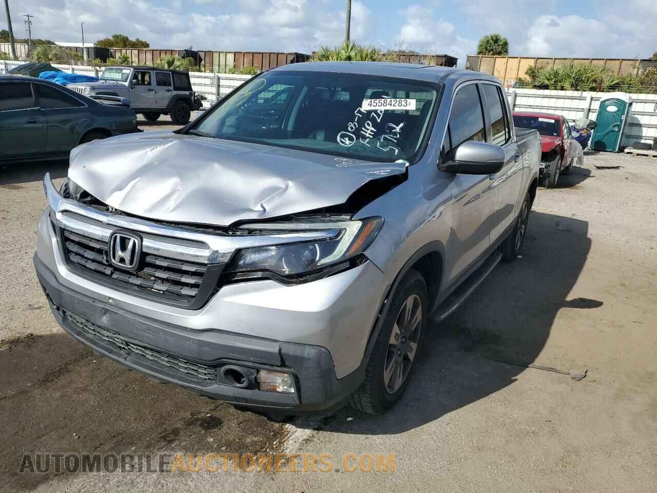 5FPYK2F60KB005702 HONDA RIDGELINE 2019