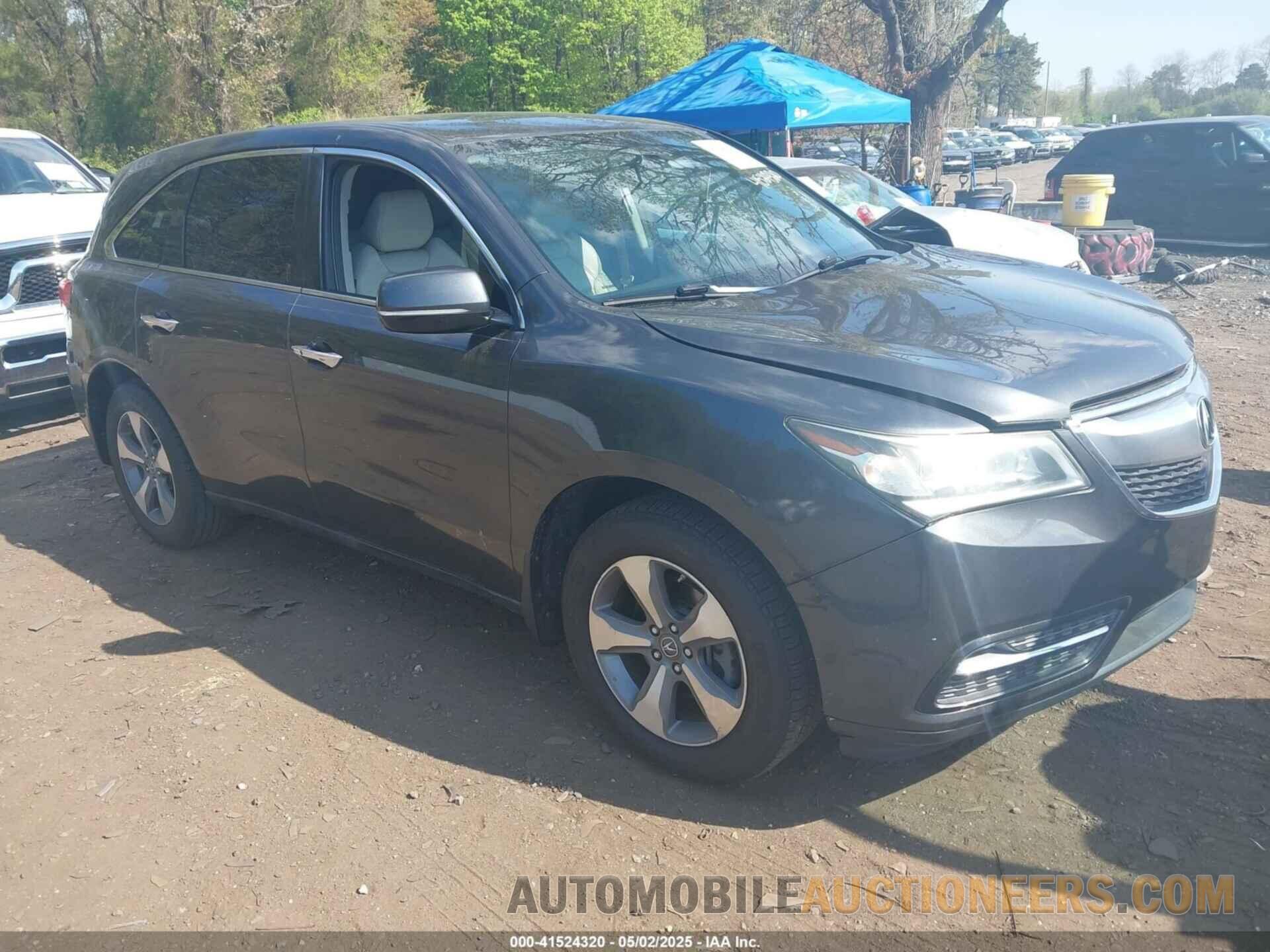 5FRYD3H23EB013573 ACURA MDX 2014
