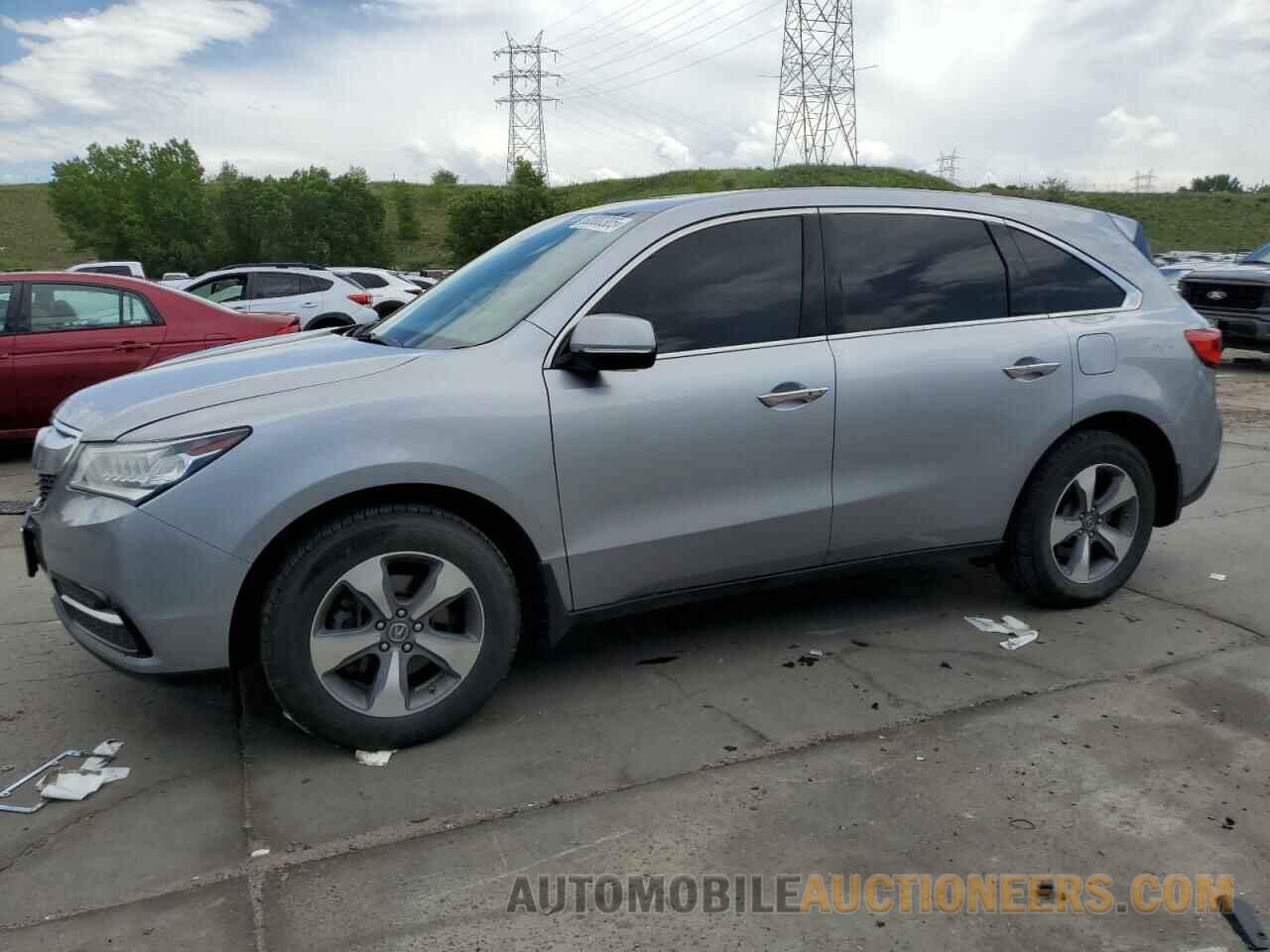 5FRYD4H24GB042119 ACURA MDX 2016