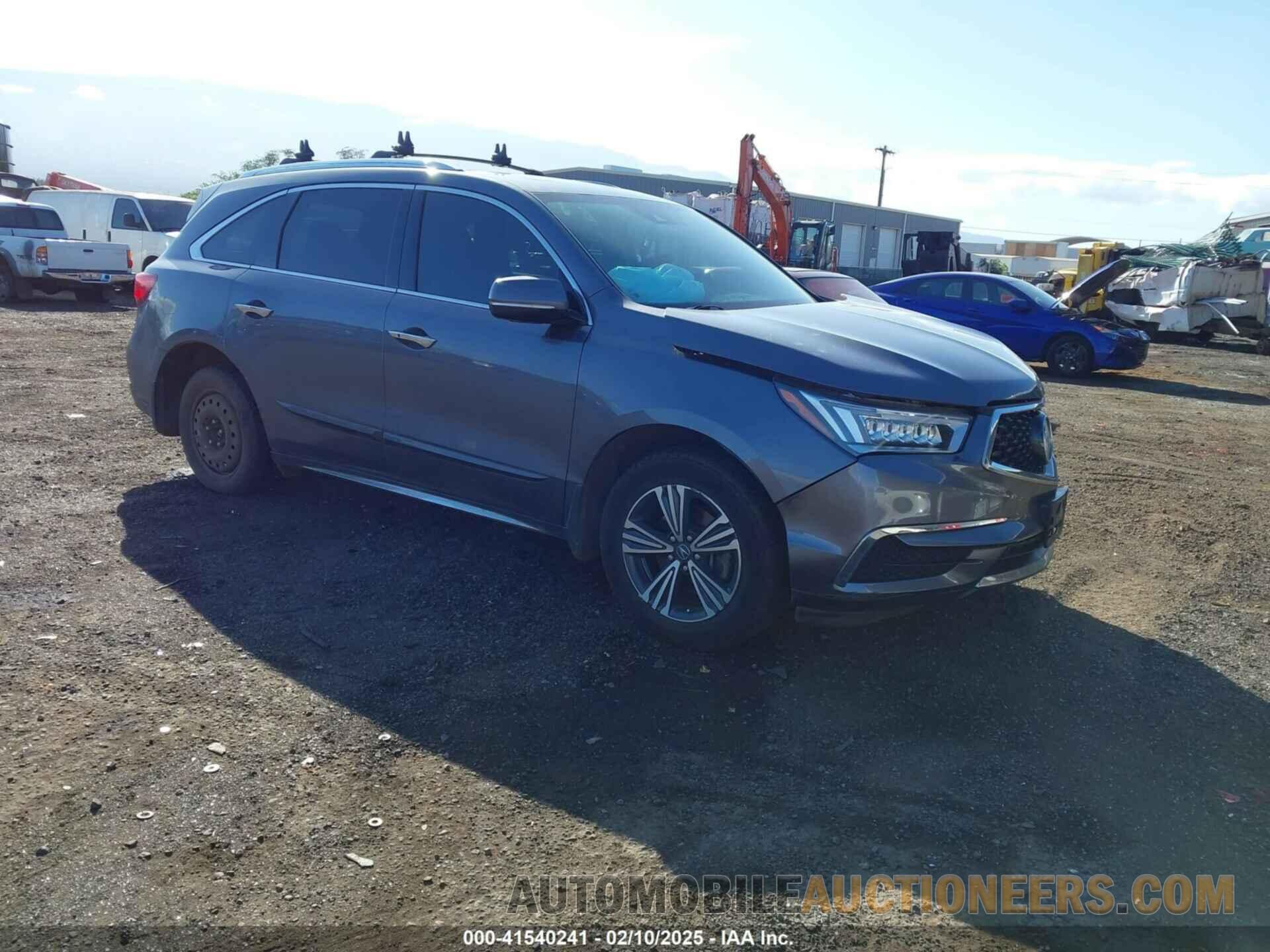 5J8YD4H37JL013214 ACURA MDX 2018