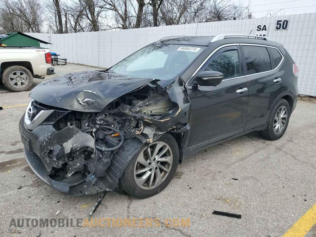 5N1AT2MT7EC824042 NISSAN ROGUE 2014