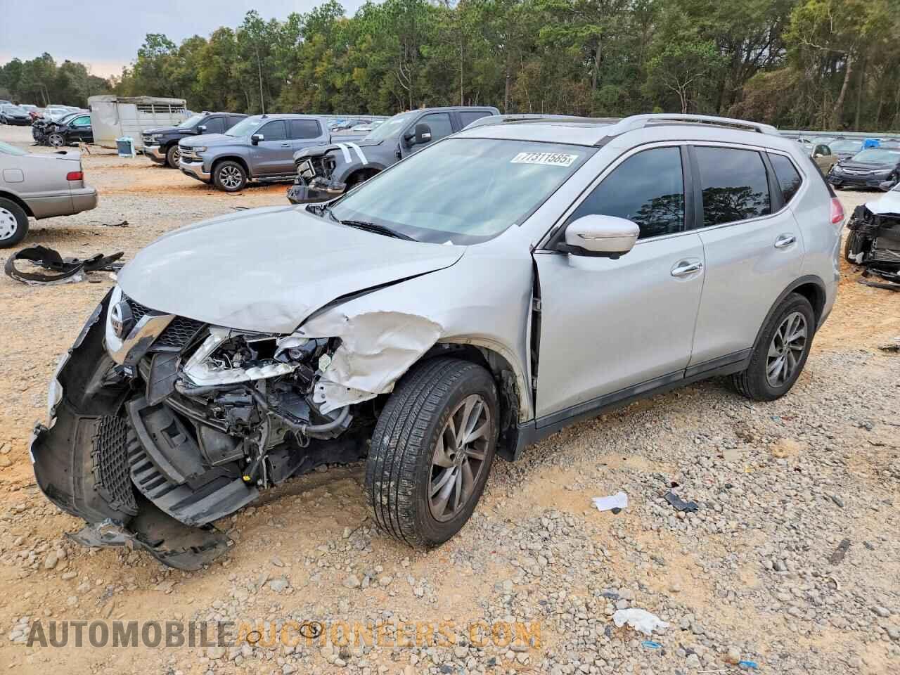 5N1AT2MT7FC841909 NISSAN ROGUE 2015