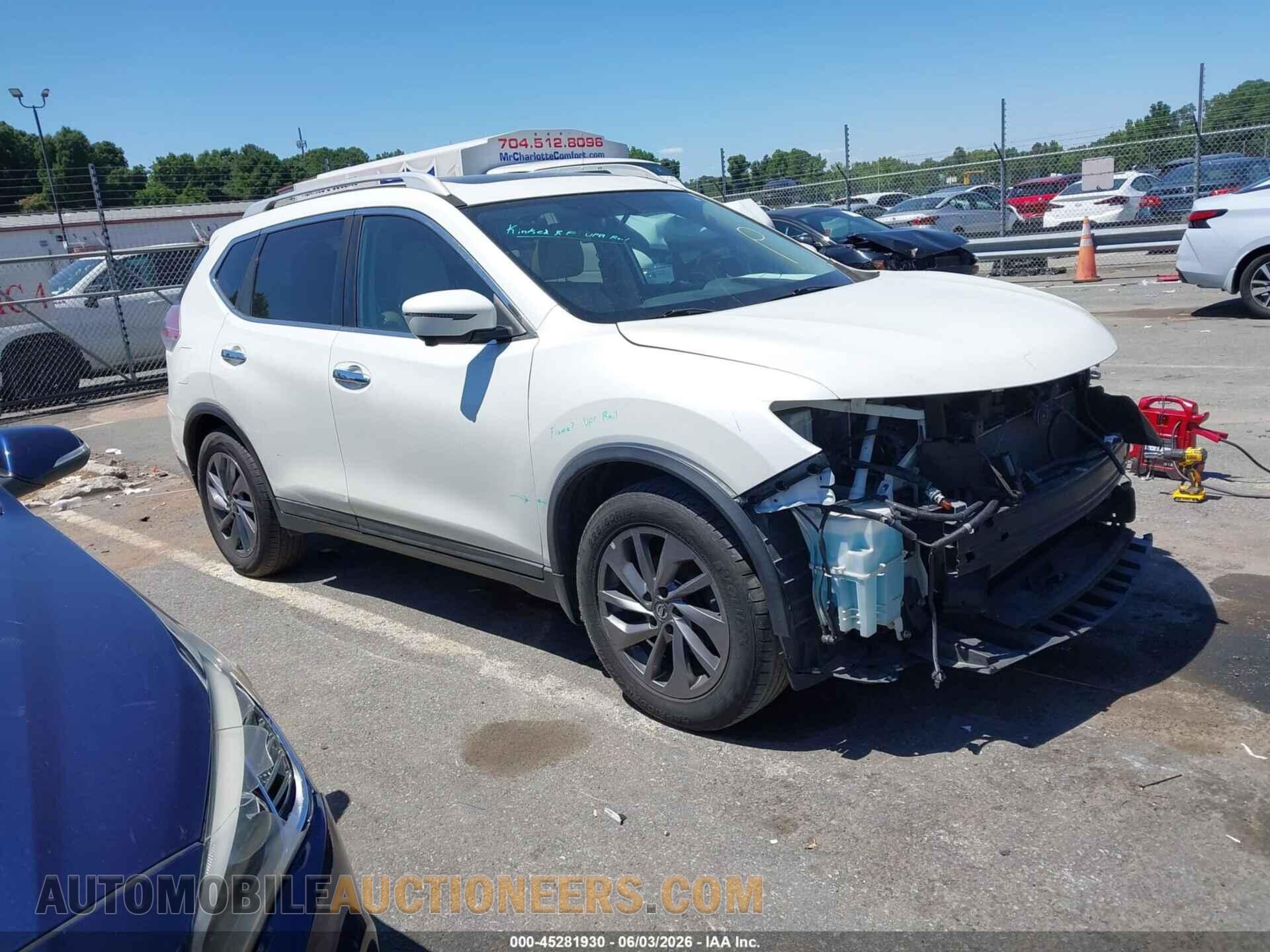 5N1AT2MT7GC838641 NISSAN ROGUE 2016