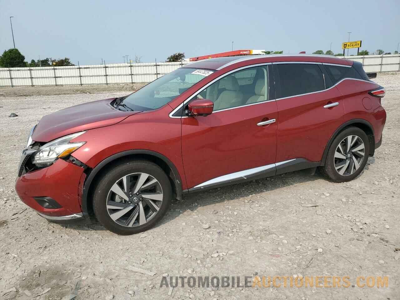 5N1AZ2MH3GN161604 NISSAN MURANO 2016
